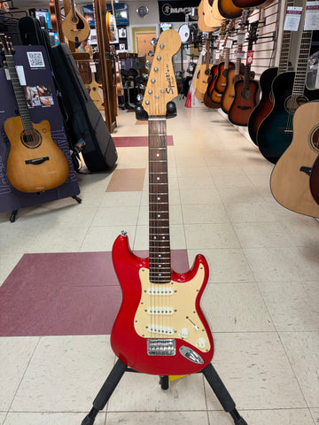 "PREVIOUSLY ROCKED" - Squier Mini Stratocaster - Torino Red