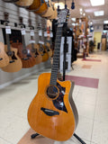 "PREVIOUSLY ROCKED" - Yamaha A3R All Solid Spruce/Rosewood Dreadnought Cutaway - Vintage Natural