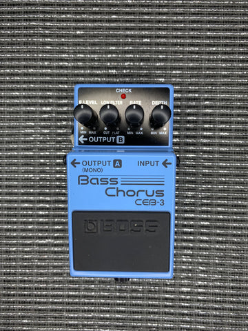 "PREVIOUSLY ROCKED" - Boss Bass Chorus CEB-3