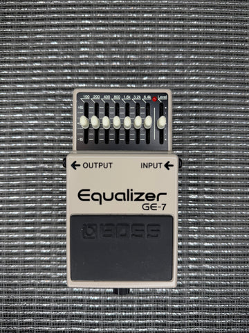 "PREVIOUSLY ROCKED" - BOSS GE-7 7-Band Graphic EQ Pedal