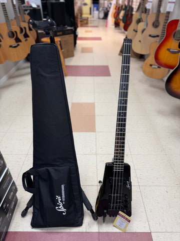 "PREVIOUSLY ROCKED" - Steinberger Spirit XT-2 Standard Bass Guitar w/Gigbag - Black