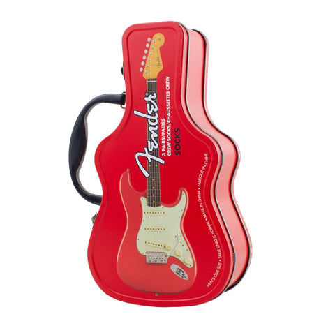 Perri's Socks - Fender Guitar Tin Sock Box - 3 Pairs