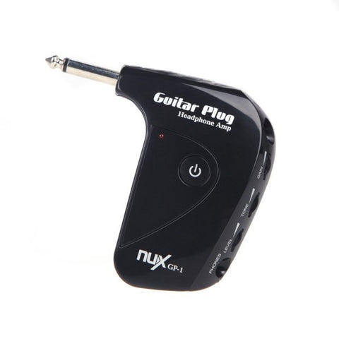 NUX GP-1 Guitar Mini Headphone Amp Built-in Distortion Effect Compact Portable