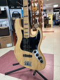 "PREVIOUSLY ROCKED" - Fender American Deluxe Jazz Bass - Natural Finish w/ Hardshell Case
