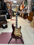 "PREVIOUSLY ROCKED" - Squier 40th Anniversary Stratocaster, Gold Edition - Ruby Red Metallic