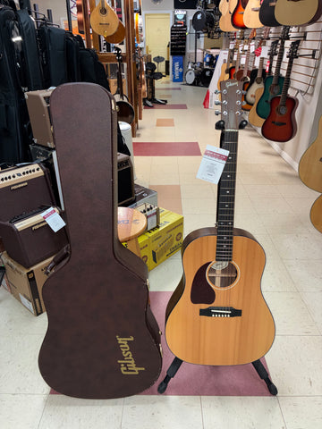 "PREVIOUSLY ROCKED" - Gibson G-45 Standard Left-Handed w/ Hardshell Case - Natural