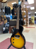 "PREVIOUSLY ROCKED" - Left-Handed Gibson Les Paul Junior w/Hardshell Case