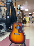 "PREVIOUSLY ROCKED" -Epiphone Masterbilt Texan w/Hardshell Case