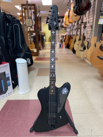 "PREVIOUSLY ROCKED" -Epiphone Nikki Sixx Gothic Bass w/Hardshell Case