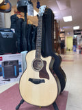 "PREVIOUSLY ROCKED" -Taylor Guitars 814ce Builder's Edition Grand Auditorium Acoustic-Electric Guitar -w/Hardshell Case