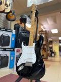 "PREVIOUSLY ROCKED" -Fender American Professional Stratocaster Left-handed - Black with Maple Fingerboard w/Hardshell Case (Upgraded V-Mod Pickups)