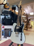 "PREVIOUSLY ROCKED" -Fender Blacktop Tele HH - Rosewood Neck in Silver