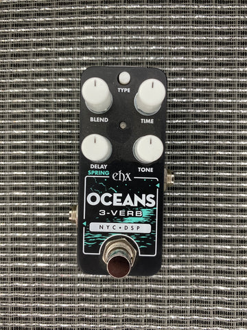 "PREVIOUSLY ROCKED" - Electro-Harmonix Pico Oceans 3-Verb Multi-Function Reverb Pedal