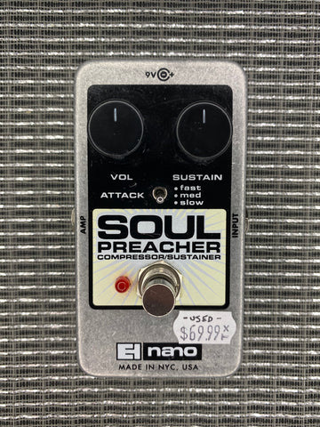 "PREVIOUSLY ROCKED" - Electro-Harmonix Soul Preacher Compressor/Sustainer