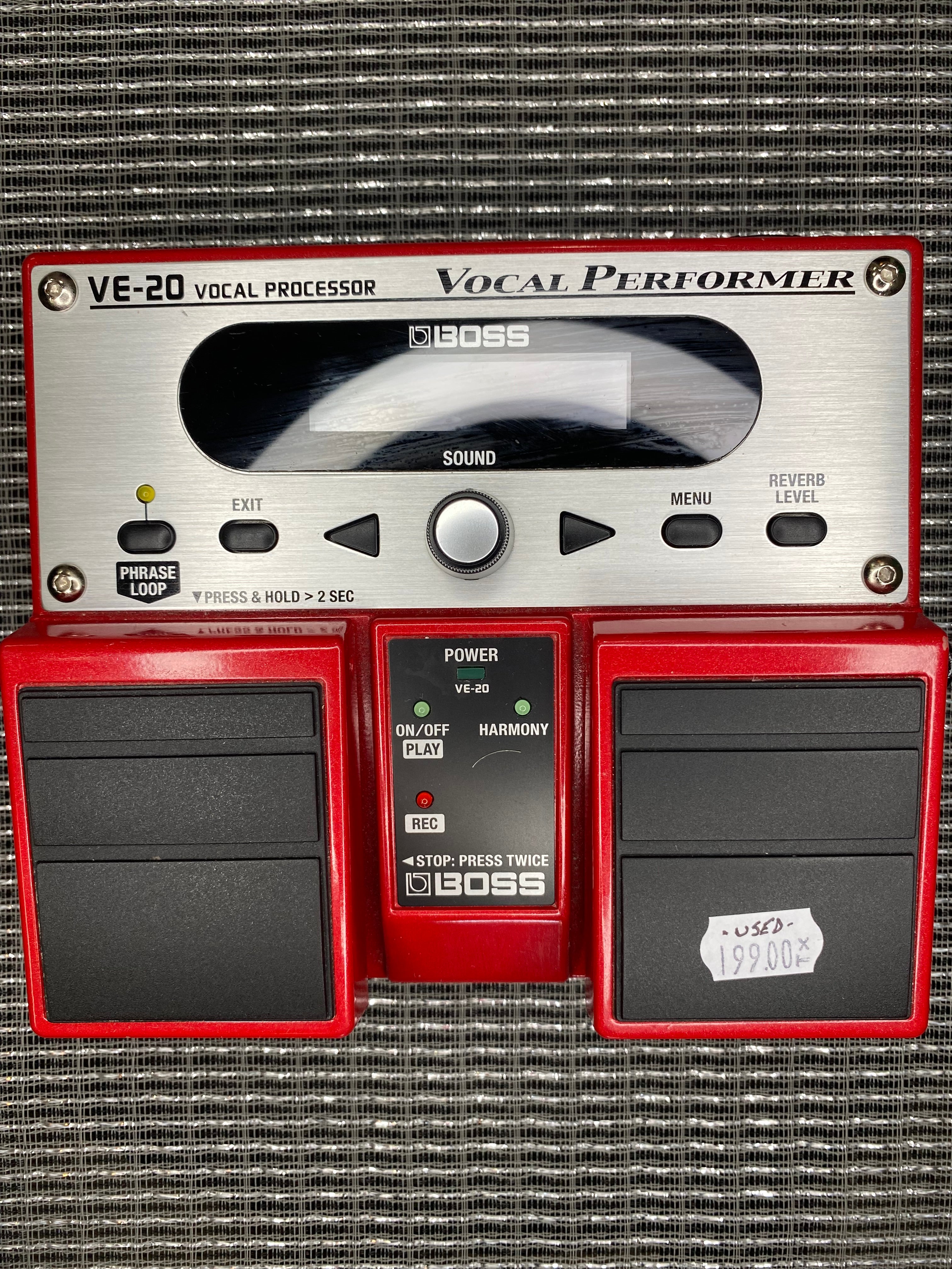 ★ BOSS VE-20 VOCAL PROCESSOR PREVIOUSLY ROCKED