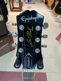 "PREVIOUSLY ROCKED" - Epiphone Les Paul Standard 60s - Ebony (Minor Crack Repair)