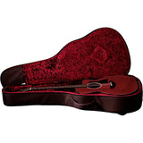 Taylor 224ce Mahogany Special-Edition Grand Auditorium Trans Red w/Aerocase
