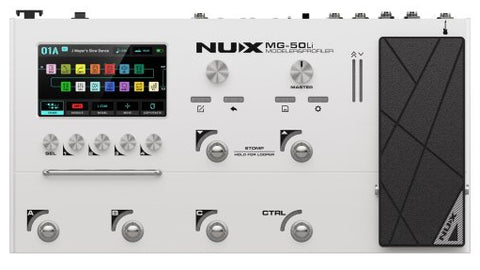 NUX MG-50Li Amp Modeler and Guitar Processor - White