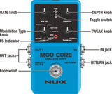 NUX Mod Core Deluxe MKII Modulation Effects Pedal With 8 Modes