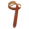 Levy's 2" MS12 Suede Guitar Strap - Brown