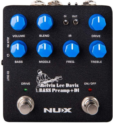 NUX Melvin Lee Davis Bass Preamp + DI