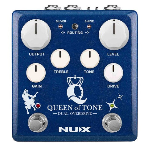 NUX Queen Of Tone Dual Overdrive Effects Pedal