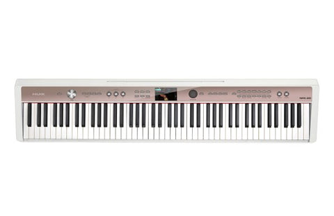 NUX NPK-20-WH 88-Key Triple-Sensor Portable Digital Piano - White