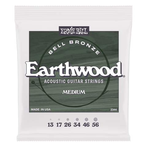 Ernie Ball 2344 Earthwood Bell Bronze Acoustic Guitar Strings - Medium (13-56)