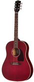 New Model! Gibson J-45 Special Acoustic/Electric Guitar w/ Softshell Case - Satin Wine Red