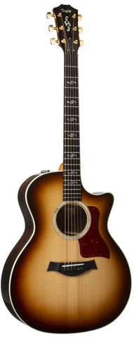 Taylor Custom 414ce-R V-Class Grand Auditorium Acoustic-Electric, Shaded Edge Burst w/ Case