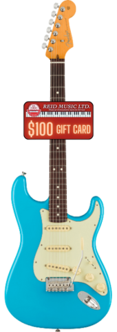 Fender American Professional II Stratocaster, Rosewood Fingerboard - Miami Blue
