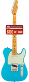 Fender American Professional II Telecaster, Maple Fingerboard - Miami Blue