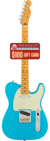 Fender American Professional II Telecaster, Maple Fingerboard - Miami Blue