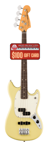 Fender Player II Mustang Bass PJ, Rosewood Fingerboard, Hialeah Yellow