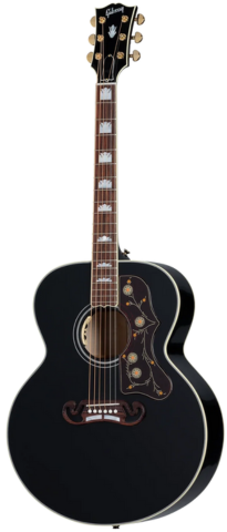 Gibson Exclusive  SJ-200 Standard Acoustic/Electric Guitar w/ Case - Ebony*