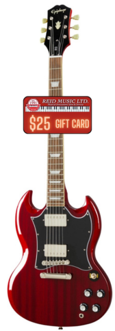 Epiphone SG Standard - Cherry w/ $25 Gift Card!