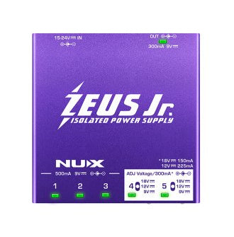 NUX Zeus Jr All-Isolated 6-Outputs Power Supply