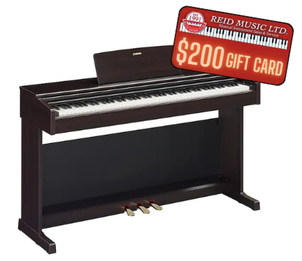 Yamaha Arius YDP-145B 88-Key Digital Piano With Bench, Black w/ $200 Gift Card!