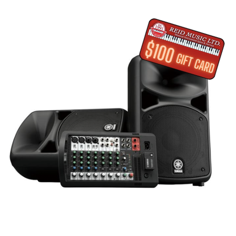 Yamaha Stagepas 600BT StagePas Portable PA System w/ Bluetooth, 680W w/ $100 Gift Card!