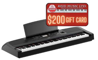 Yamaha DGX670 88-Key Digital Piano - Black w/ $200 Gift Card!