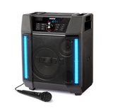 ION Adventurer Battery Powered Light Up Weather-Resistant Bluetooth Speaker w/ Microphone
