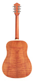 Guild D-240E Flamed Mahogany Acoustic-Electric Guitar - Natural