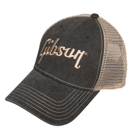 Gibson Hat Faded Denim Snapback