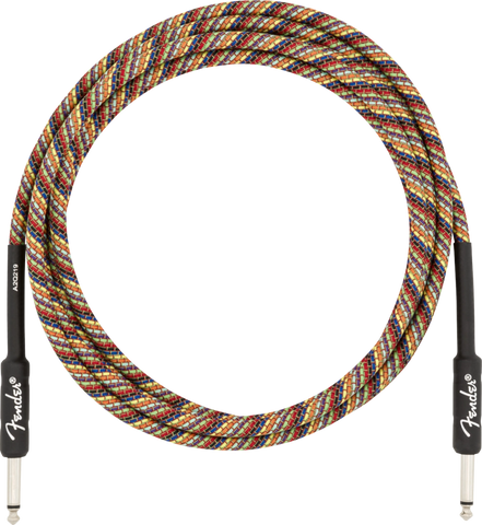 Fender Festival 10’ Instrument Cable - Rainbow