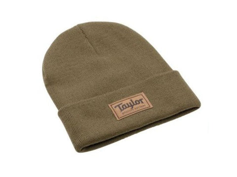 Taylor Logo Patch Beanie - Olive