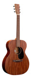 Martin 000-15E Solid Mahogany/Sapele Acoustic/Electric Guitar with Soft Shell Case