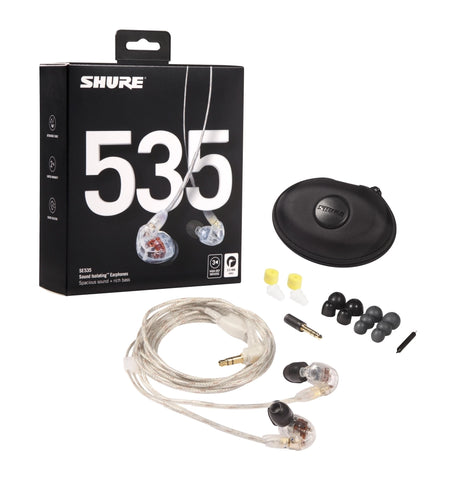 Shure SE535 Sound Isolating Earphone - Clear