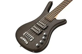 Warwick RockBass Corvette $$ 5-String Bass Guitar with Gig Bag - Nirvana Black Transparent Satin