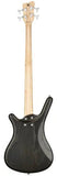 Warwick RockBass Corvette $$ 4-String Bass Guitar with Gig Bag - Nirvana Black Transparent Satin