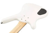 Warwick RockBass Corvette Basic 4-String Bass Guitar with Gig Bag - Solid White High Polish